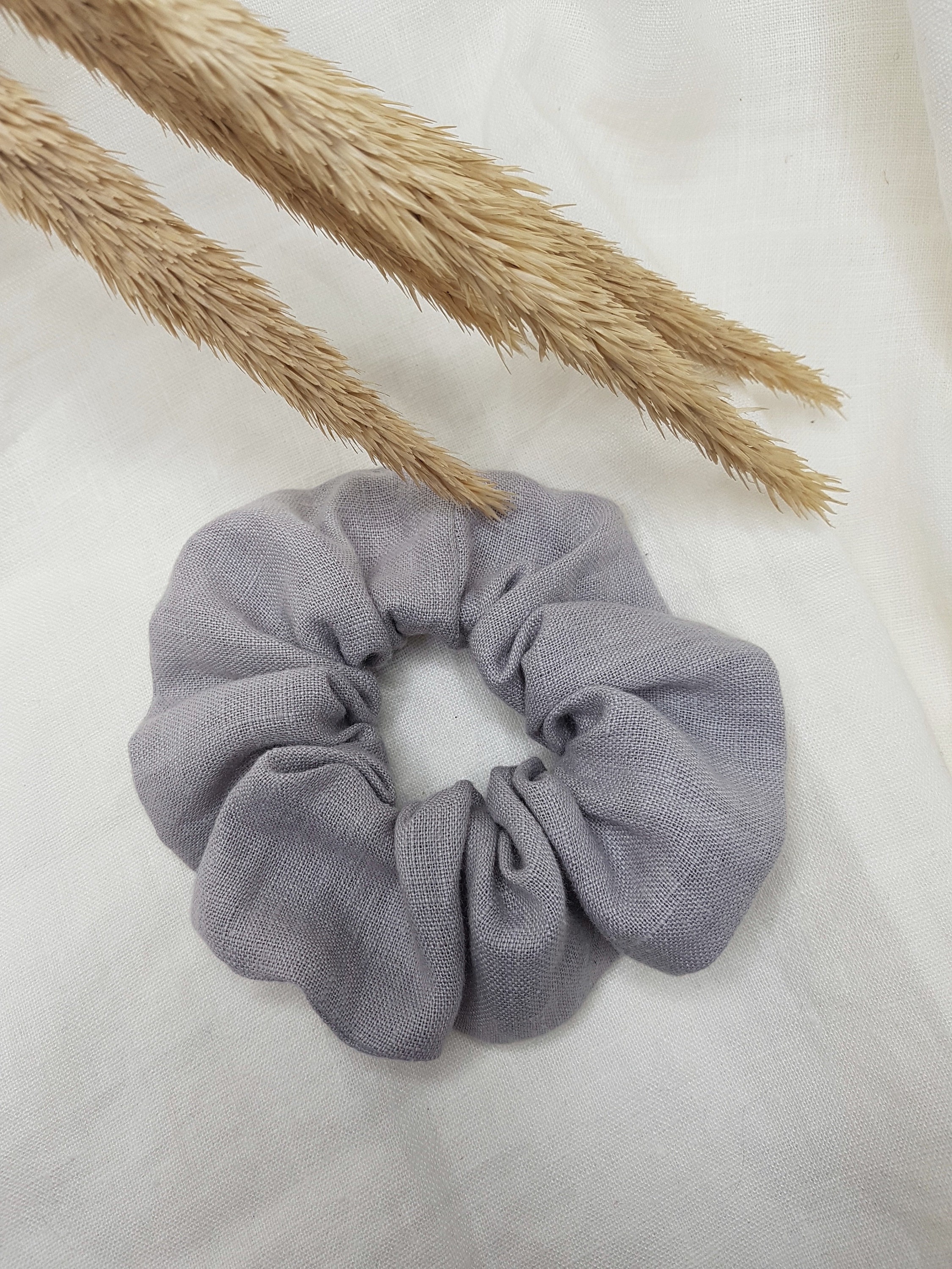 Linen Scrunchie Linen Hair Tie Hair Accessories UK Handmade Etsy UK