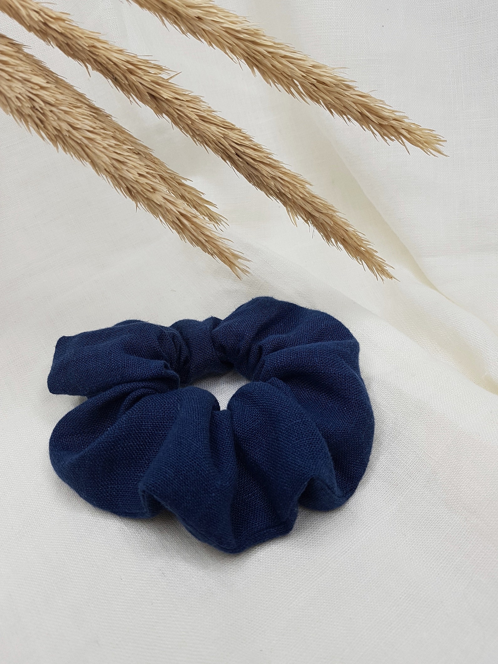Linen Scrunchie Linen Hair Tie Hair Accessories UK Handmade Etsy UK