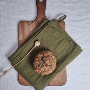 Linen tea towel. Washed linen kitchen towels. Hand towel. Natural dish towel. Guest towel