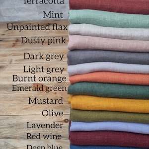Linen Table Runner | Table runner | Table décor | Wedding table runner | Washed linen table runner