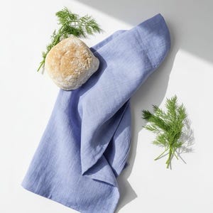 Linen tea towel. Washed linen kitchen towels. Hand towel. Natural dish towel. Guest towel Lavender