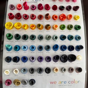 Tuftex Balloons Color Chart 2025