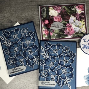 Cartes de souhaits- Sympathie-Condoléances