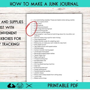 How to Make a Junk Journal PDF, Junk Journal Tutorial, Printable Guide, DIY Junk Journal ...