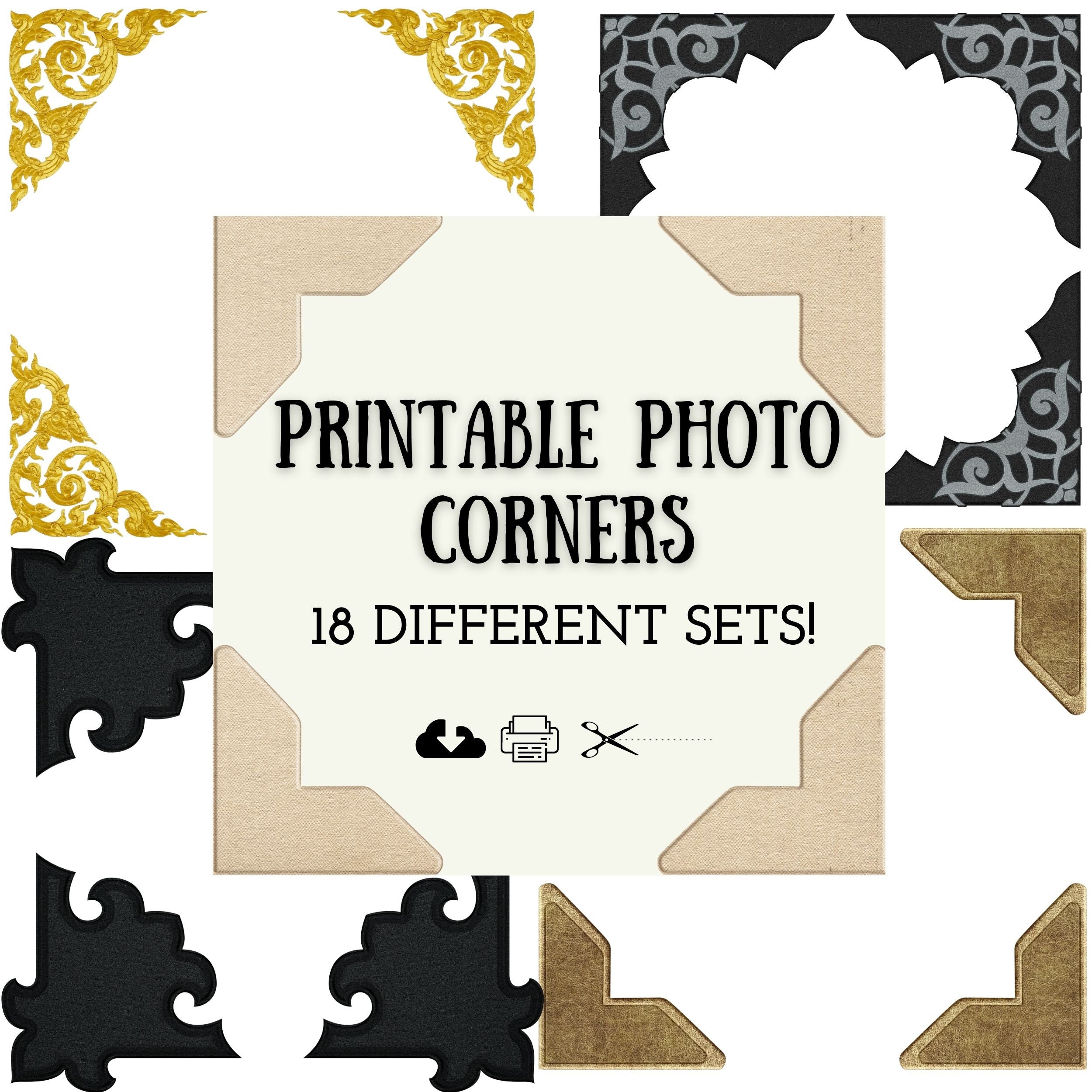 240-Pack Photo Corners: Self Adhesive Photo Corner Stickers for  Scrapbooking and Journaling