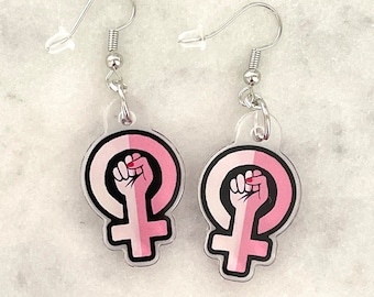 Pro-Choice Earrings - Reproductive Rights