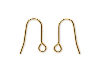 Made in Japan-Gold-Plated stainless steel earring findings (10per pack/5pairs)