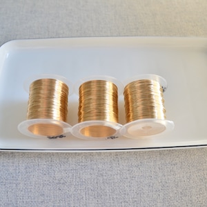 Gold Fill 14K US Made Hard/Soft Draht 20/22/24/26/28 Gauge (Meterware)