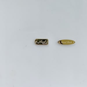 High quality twin/single-loop bracelet/necklace Tags connector jewelry findings  (1 per pack)