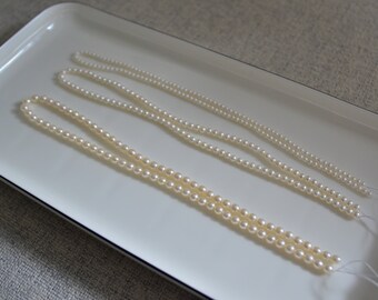 2.5-3mm/3.5-4mm/4.5-5mm/5.5-6mm/8-9mm Freshwater near-round pearls (10 pearls per pack)