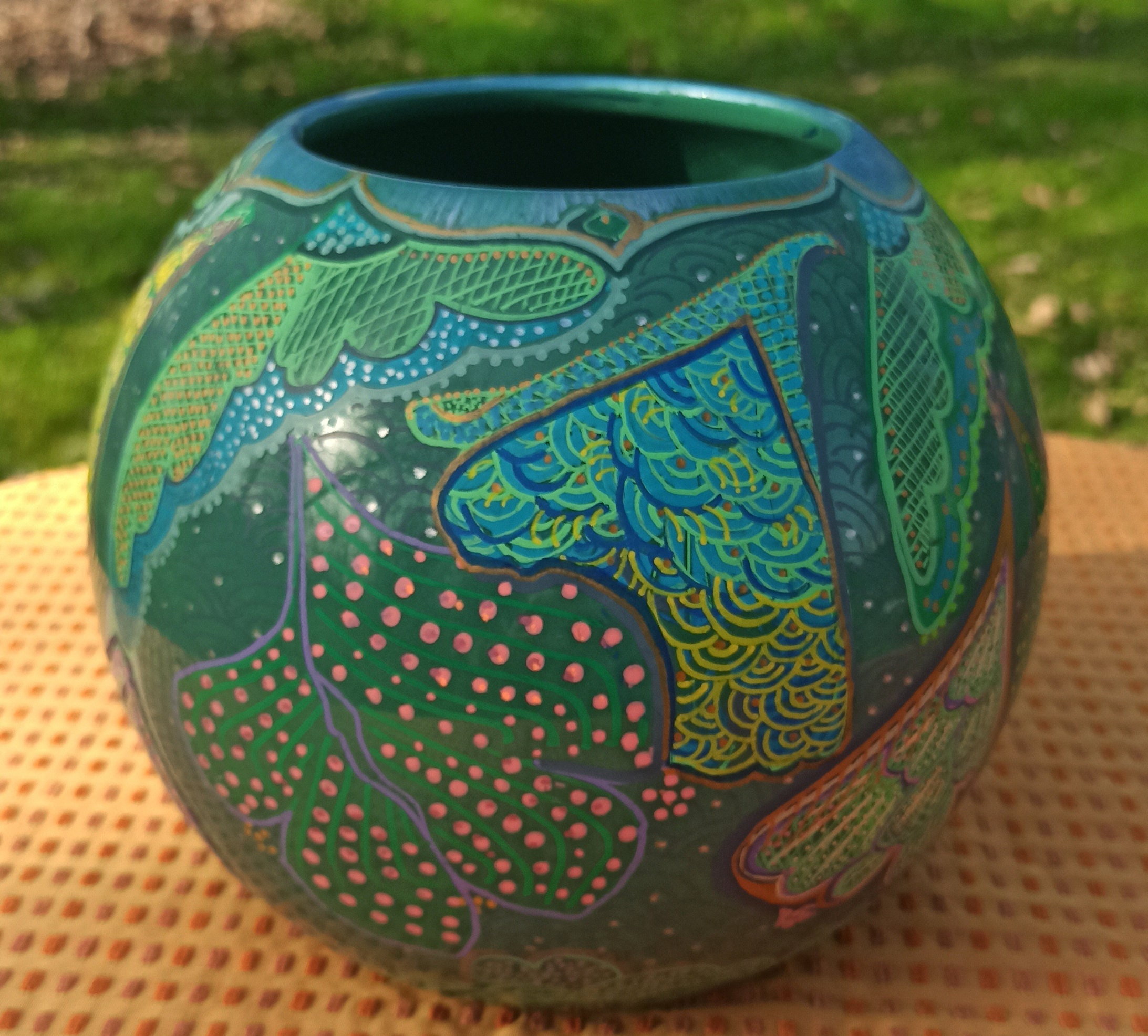 Pot Céramique Motif Japonais