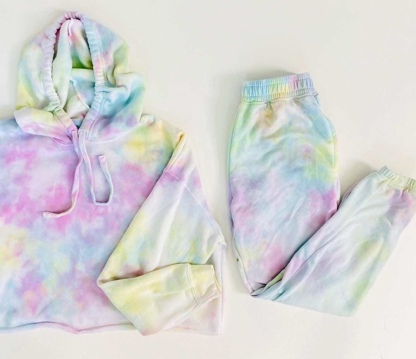 unicorn tie dye sweatshirt
