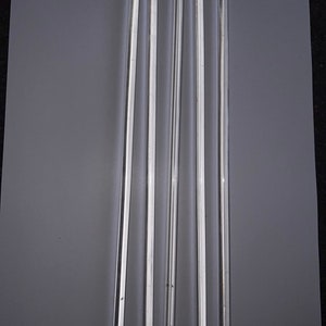 5 X Solid Glass Rod Chandelier Replacement Parts-rare