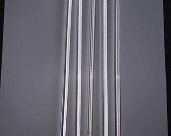 5 X Solid Glass Rod Chandelier Replacement Parts-rare