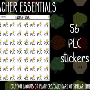 PLC Stickers, Teacher Planner Stickers