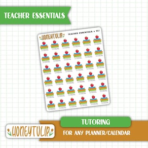 Tutoring Stickers, Teacher Planner Stickers, Tracker Stickers