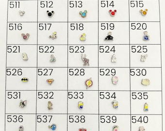Floating charms for living memory lockets*SHIPS FREE*