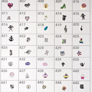 Floating charms for living memory lockets*SHIPS FREE*
