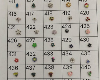 Floating charms for living memory lockets*SHIPS FREE*