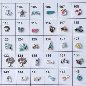 Floating charms for living memory lockets*SHIPS FREE*
