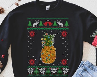 pineapple christmas jumper