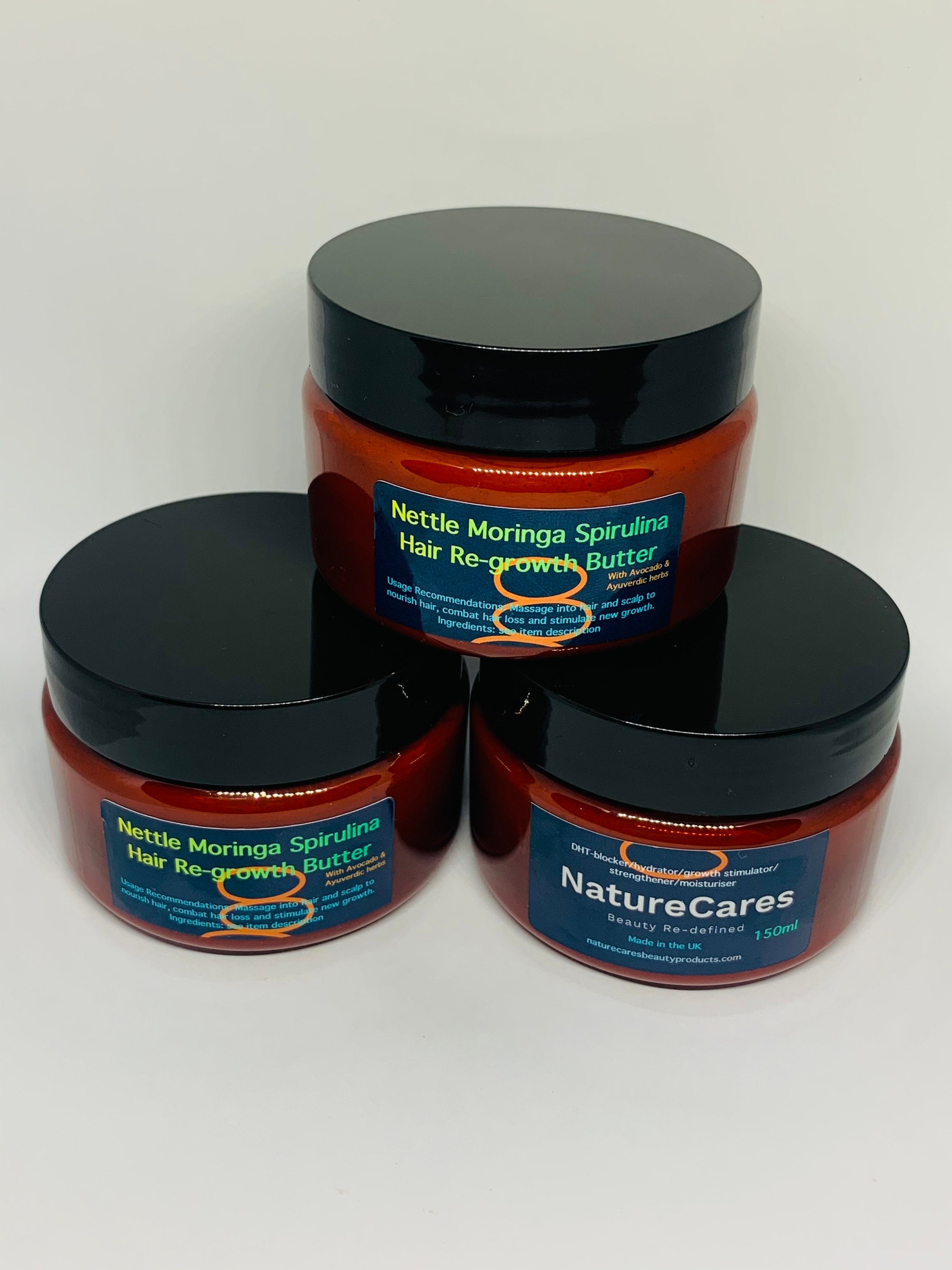 N/cares Nettle Moringa Spirulina Hair Regrowth Butter Vit. E Etsy Canada