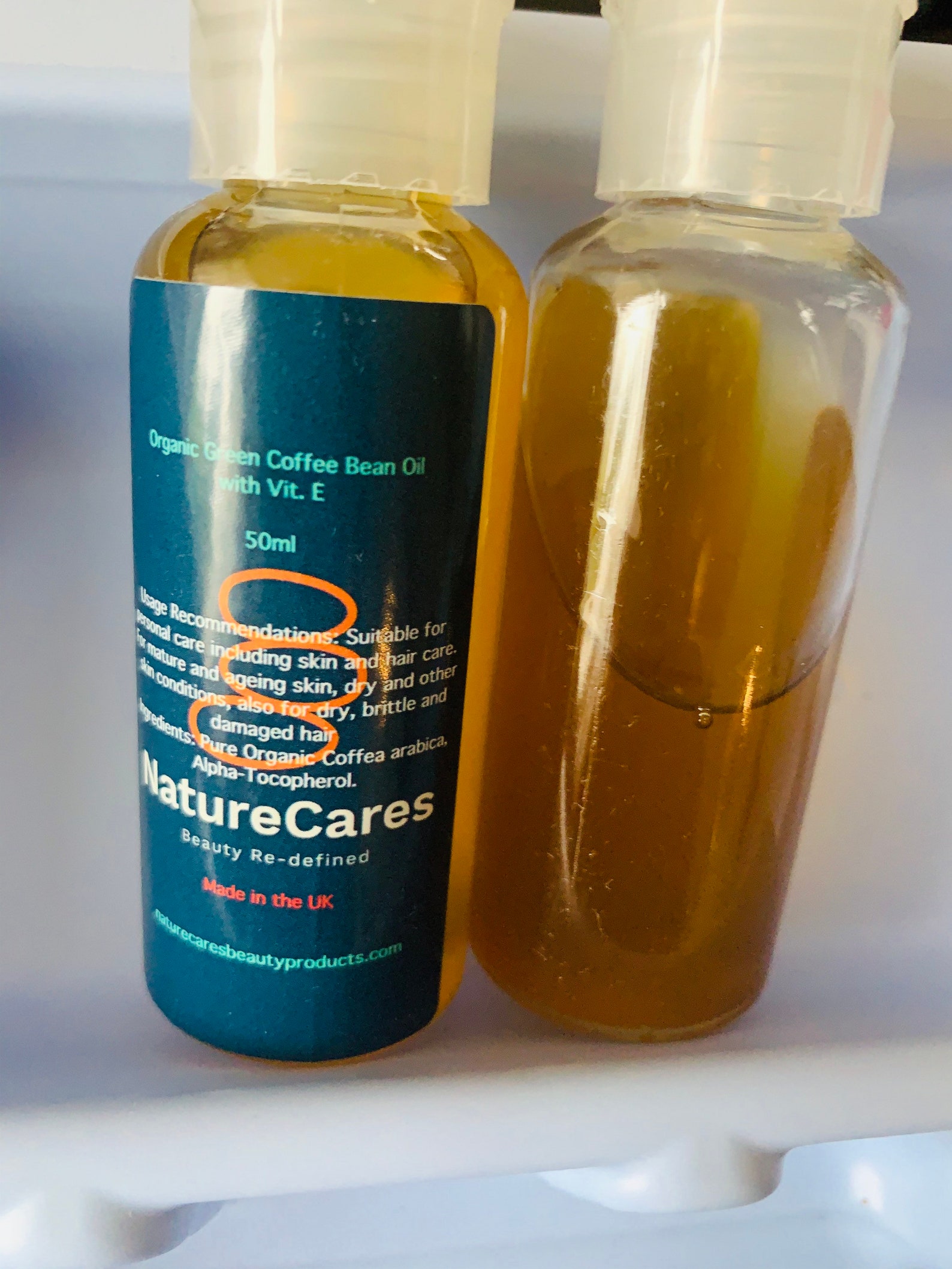 NatureCares Organic Green Coffee Bean Oil 50 ml Etsy