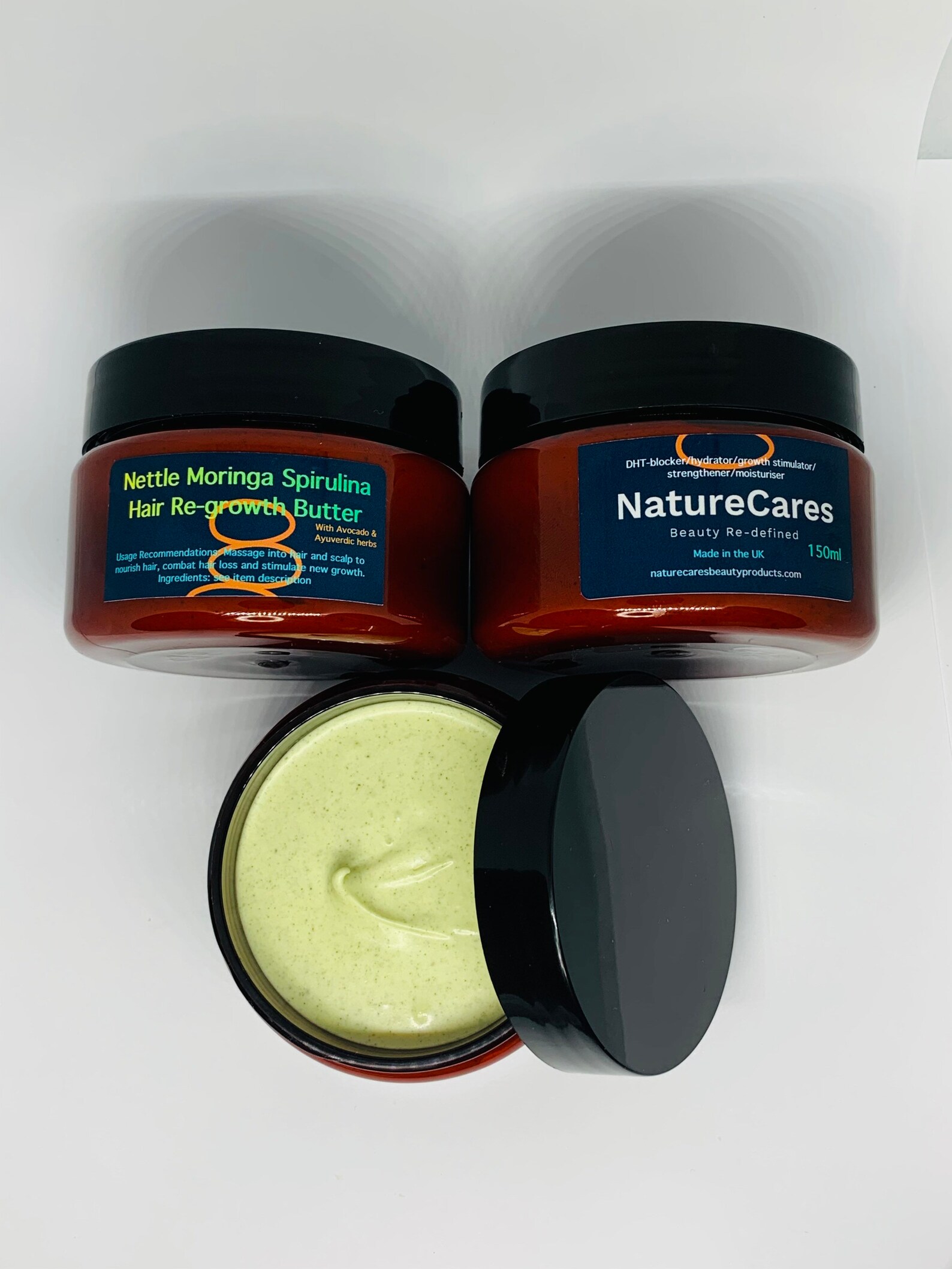 N/cares Nettle Moringa Spirulina Hair Regrowth Butter Vit. E Etsy Canada