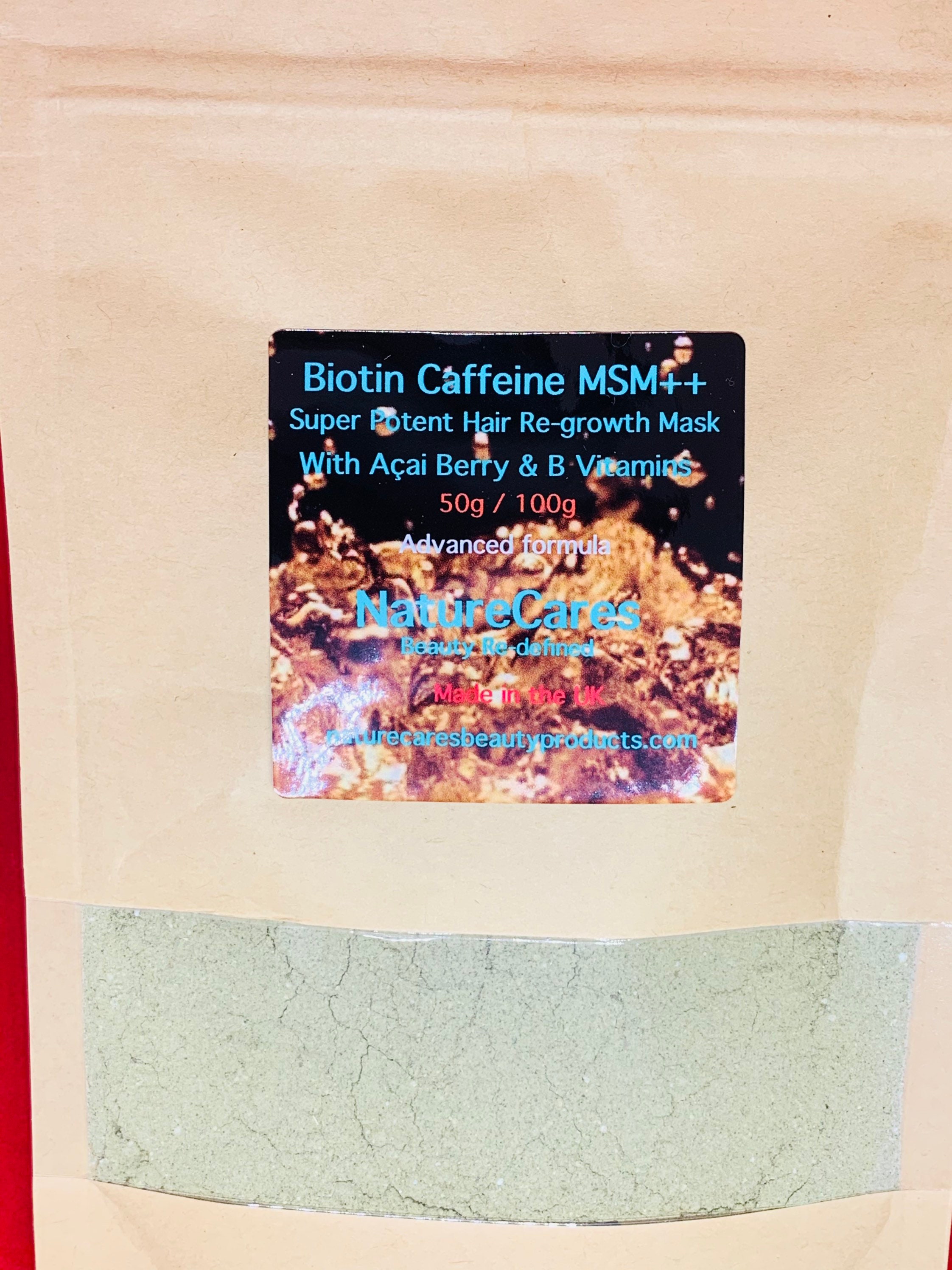 NatureCares Biotin Miliacin Complex Collagen Super-Potent Hair 