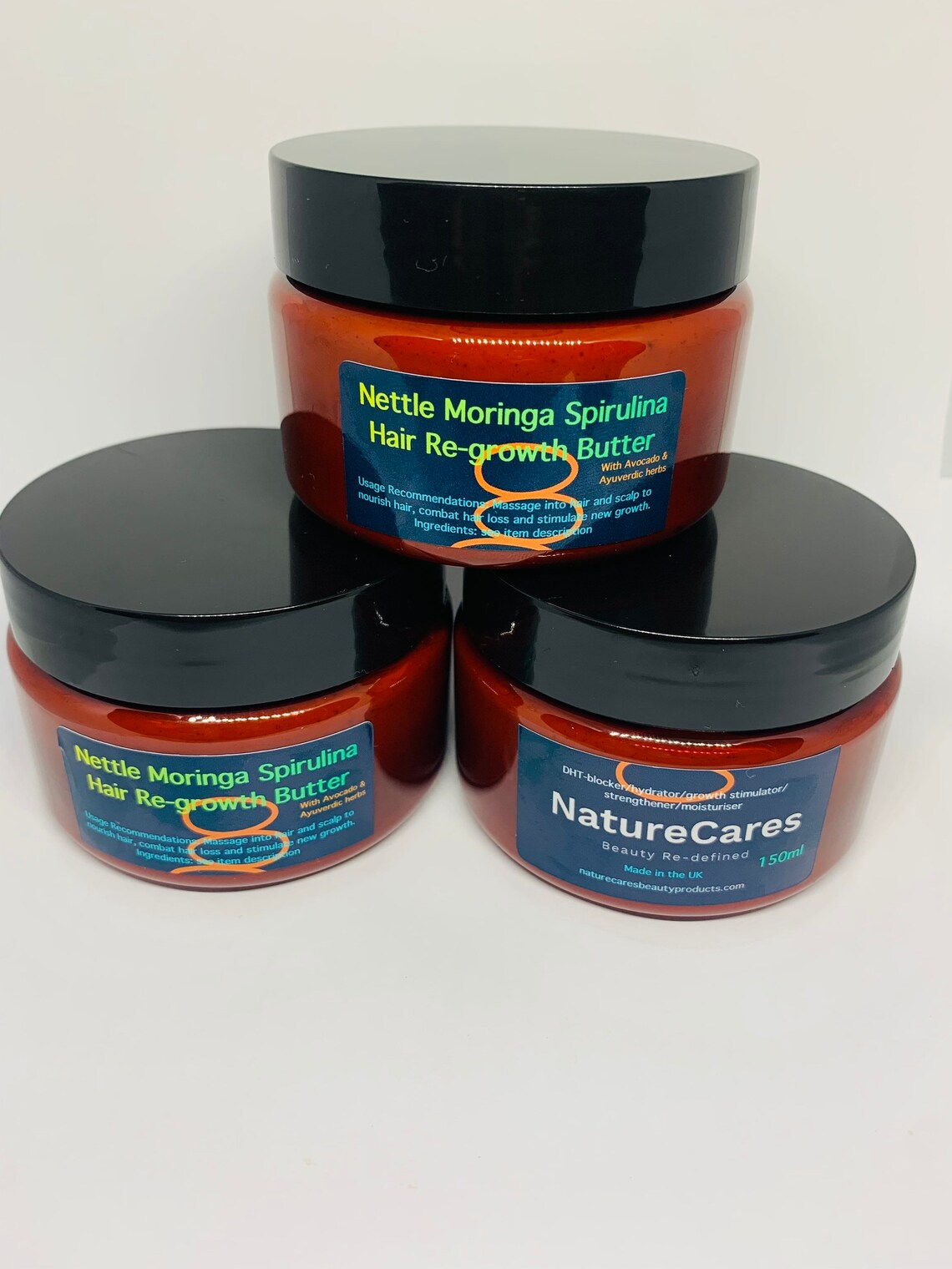 N/cares Nettle Moringa Spirulina Hair Regrowth Butter Vit. E Etsy Canada