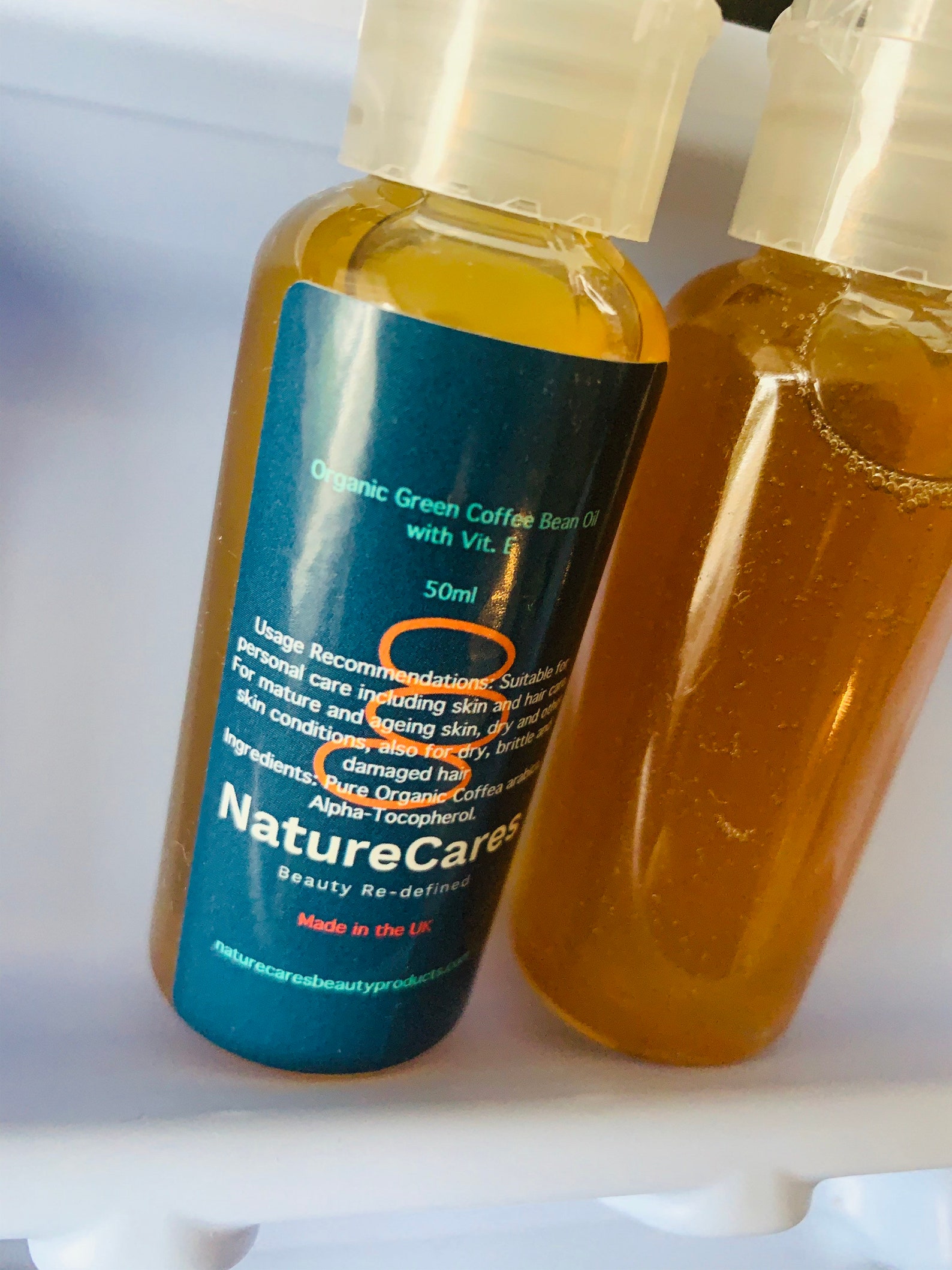 NatureCares Organic Green Coffee Bean Oil 50 ml Etsy