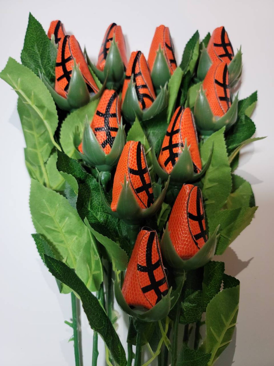 Making Roses Using Basketball's Tutorial Basketball Roses and Volleyball Roses Graduation Prom Homecoming Gift ...