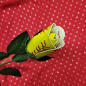 Softball Rose LIMITED EDITION Softball Roses for Graduation or Mother's Day