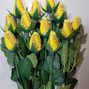 Softball Roses Select Qty Softball Gift Back to School