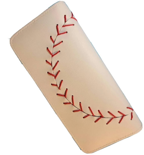 Leather Baseball Wallet