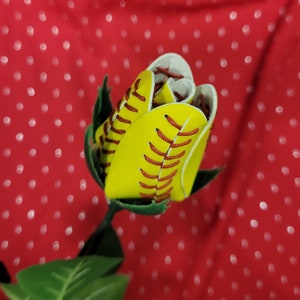 New Design Softball Roses Select Qty Graduation Mother's Day