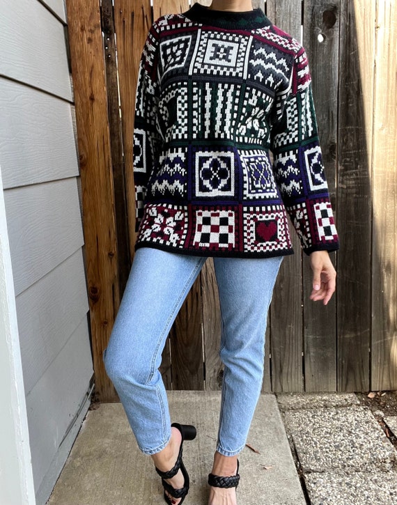 80’s Vintage Croquet Club Sweater Vest Argyle Print V… Gem