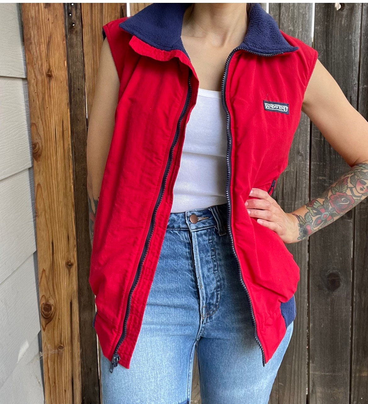Lands End Vest - Etsy