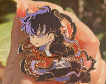 Lone Leveler Enamel Pin