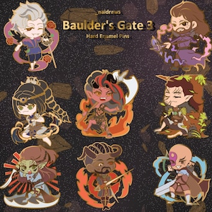 BG3 l Baldur’s Gate 3 Enamel Pins