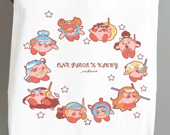 kirby x OP egghead tote bag