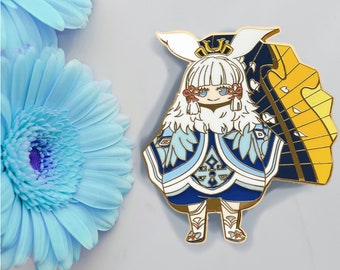 Ice Abyssie Mages GenshIn lmpact: Ganyu, Kaeya, Eula, Ayaka Enamel Pins