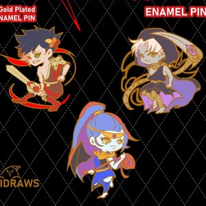 Hades Enamel Pins