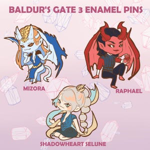 BG3 l Baldur’s Gate 3 Part 2 Enamel Pins