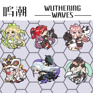 Wuthering Waves 5 star part 1 keychains