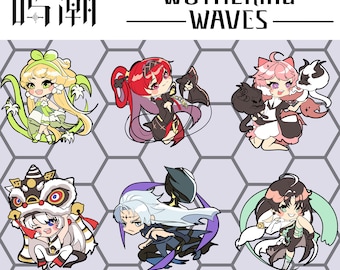 Wuwa 5 star part 1 keychains
