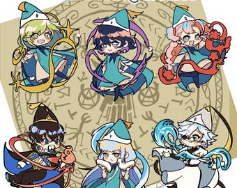 Witch Girls and Teacher Enamel Pins