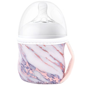 Baby Bottle Wrap - Baby Bottle Holder - Bottle Holder - Bottle Wrap - Baby Gift - Baby Bottle Cover - Bottle Cozy Wide Neck Avent Rose Gold