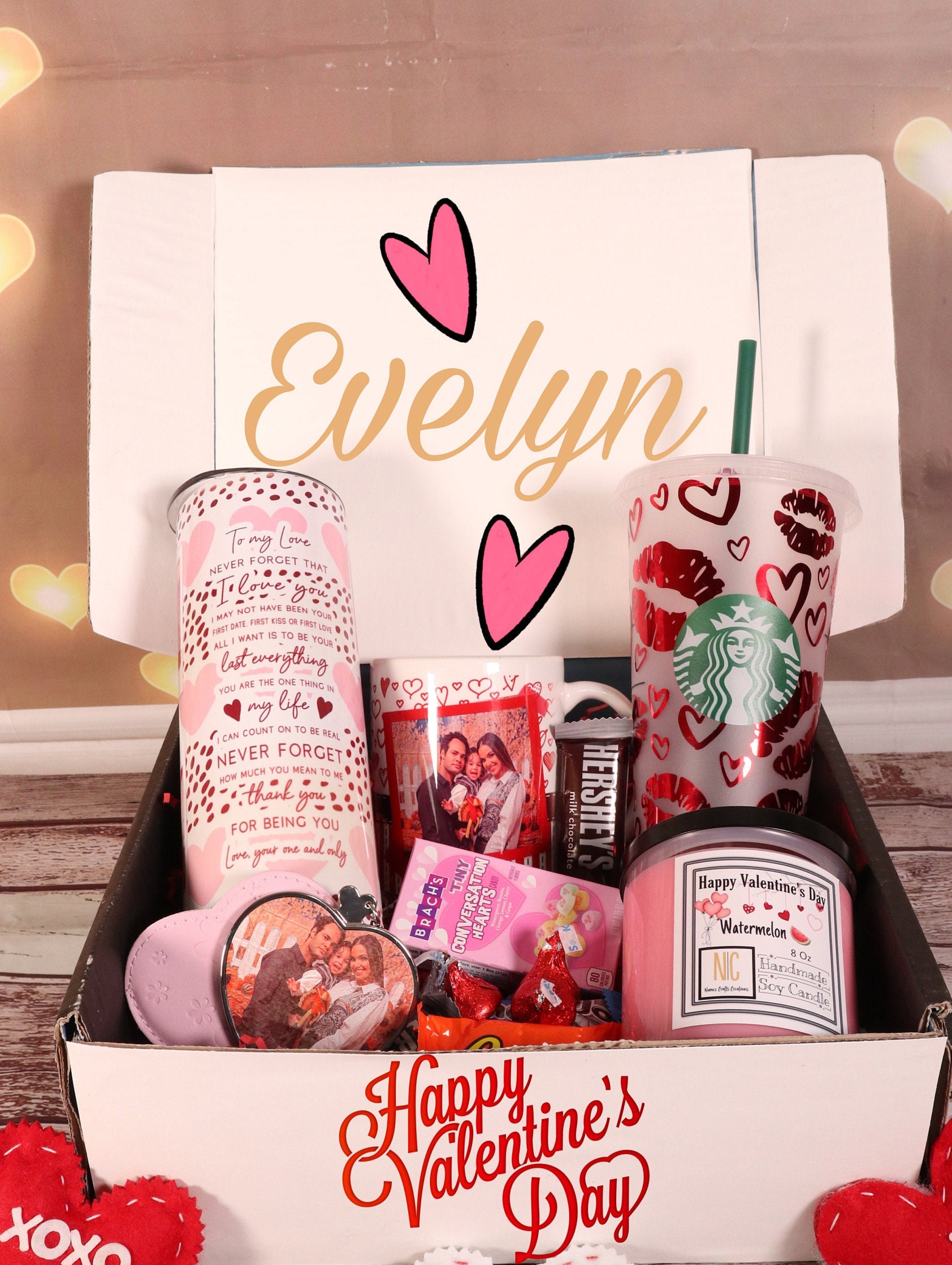 Valentines Gifts Box Valentine Gift for Her Starbucks Valentine's