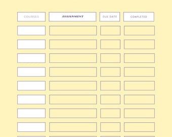 Assignment tracker